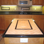 ceramic counter & backsplash