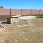 Perimeter Block Wall