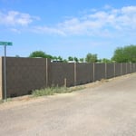 Perimeter Block Wall