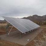 Solar ground installation