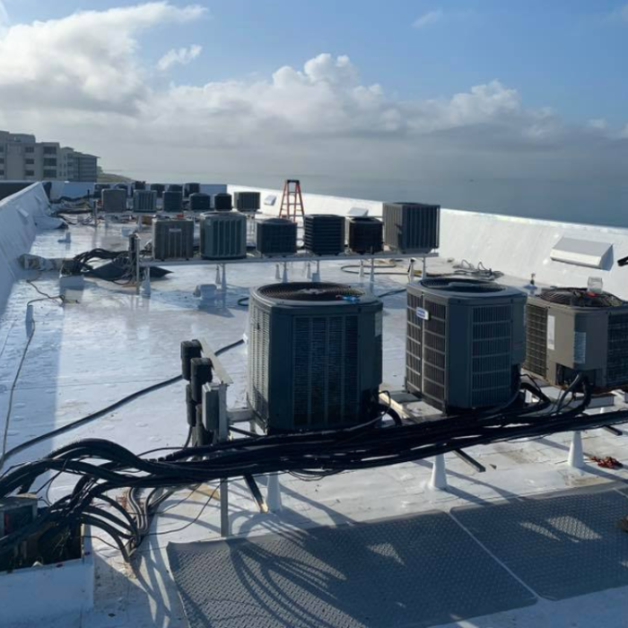 Re-installation of AC condensers