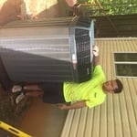 Technician Cody with Trane XL 16i
