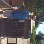 Technician Dustin unloading equipment