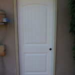 New Fiberglass Exterior Door