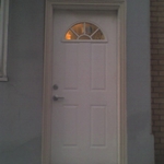 Fan Window Metal Door