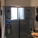 Smoked Glass Shower Door