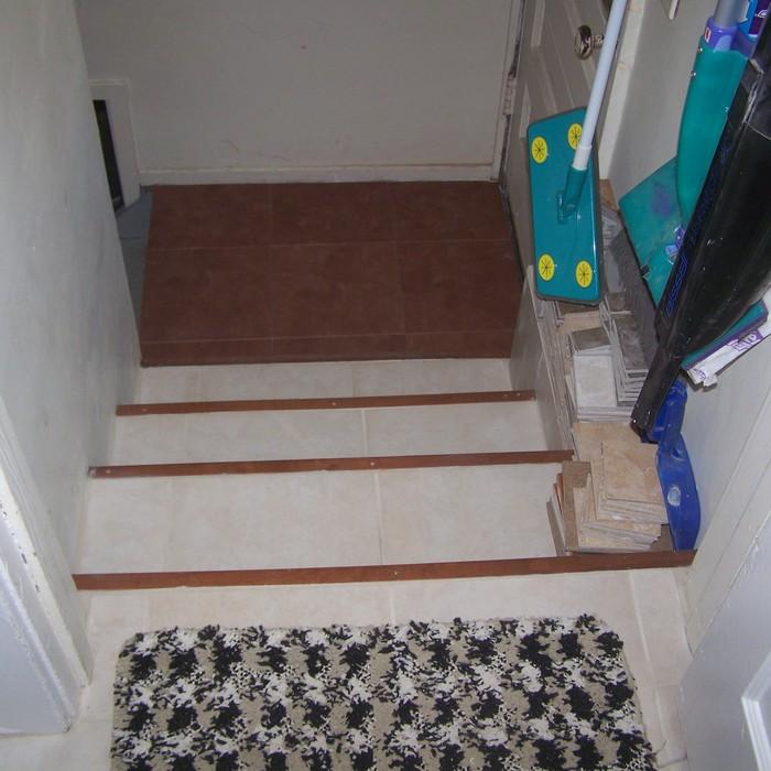 tiled stairwell