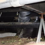 Duct work loose under house