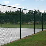 6' High Black Chain Link