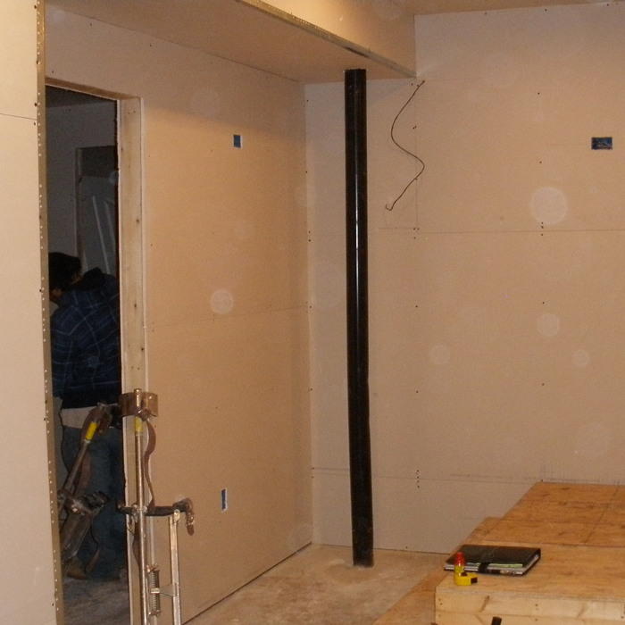 Media Room Half Completed