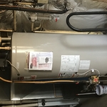 Gas Water Heater Installed