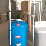 New pressure tank and water filtration system