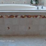 Tub surround and floor
