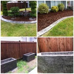 Planter box and garden curbs