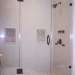 Frameless Panel/Door/Panel 1/2" Glass