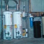 Dual water heater,whole house filter and softener