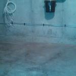 Softener flush piping