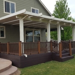 Solid Cover, Skylights, Deck and handrail
