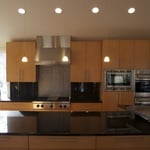 recessed can lights and pendants