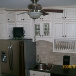 Glazed Antique White Kitchen