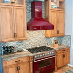 Granite Kitchen Cntr With a Full Tile Back Splash