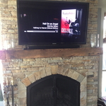 TV Mount above Fireplace