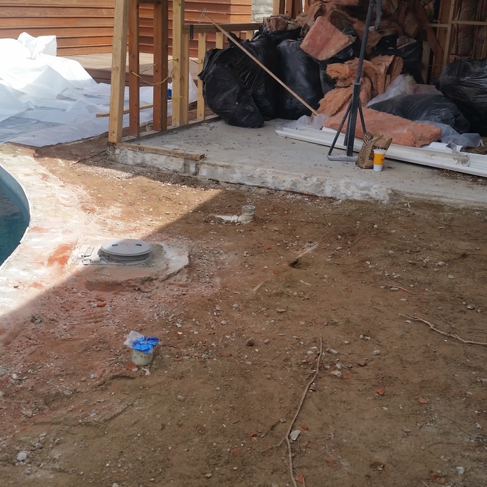 POOL DECK REMOVAL