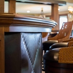 Curved Uphgolstered Bar