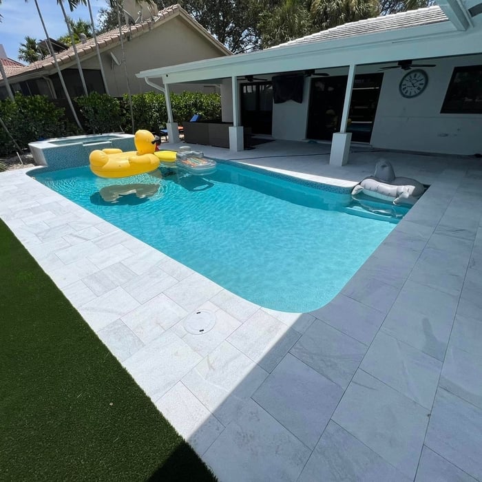 Pool and spa remodel