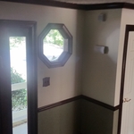 FOYER BEFORE PAINTING .