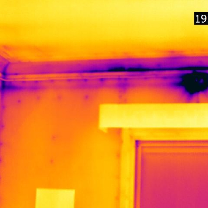 Air infiltration and insulation deficiencies