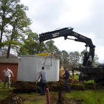 setting a septic tank