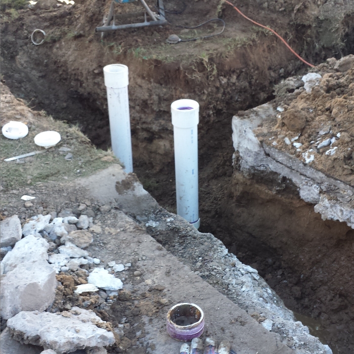 Commercial Sewer Line Replacement - In Progress