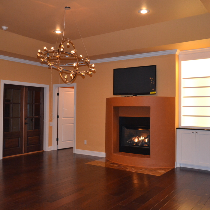 Master Bedroom Gas Fireplace