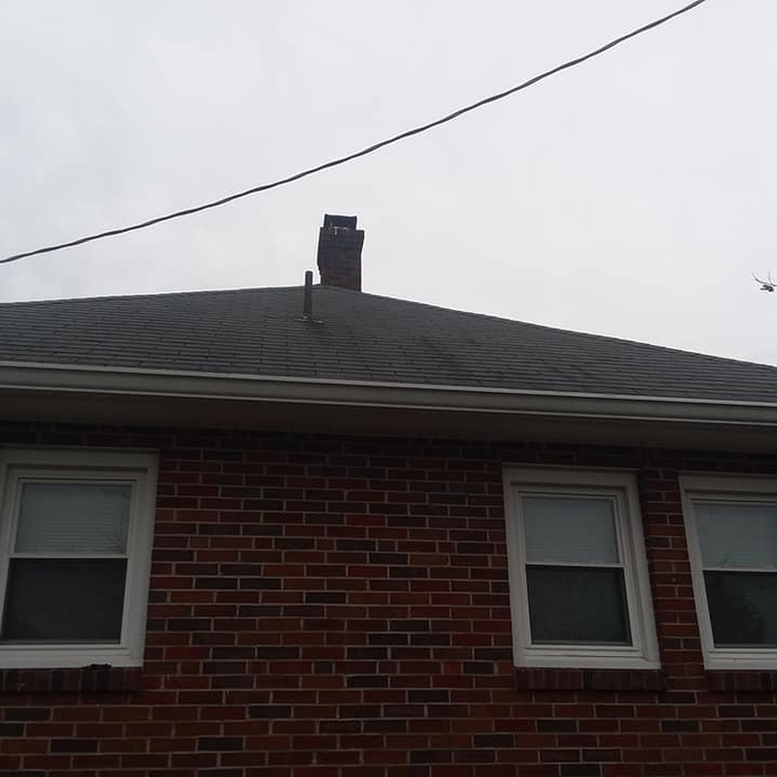 before replaced roof