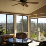 Inside View of Sunroom