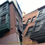 Exterior metal surfaces