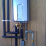External Gas tankless water heater