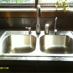 Kitchen sink and countertops