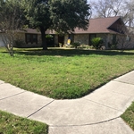 Corner yard landscaping
