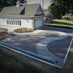 The entire hardscape project