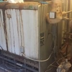 Old gas boiler