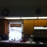 Florescent to recessed lighting retrofit