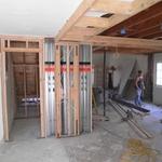 Brg. wall replaced with beam & pre-fab panels