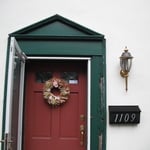 Before photo of exterior door
