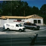 new truss roof for commercial building