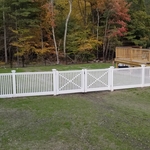 4' high spaced 1x1 closed picket