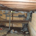 Basement walls falling-in