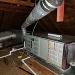 Inside Change Out Trane Unit
