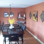 Dining room painted